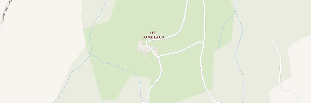 Plan du 1665 Che de Margier Combeaux à Champis