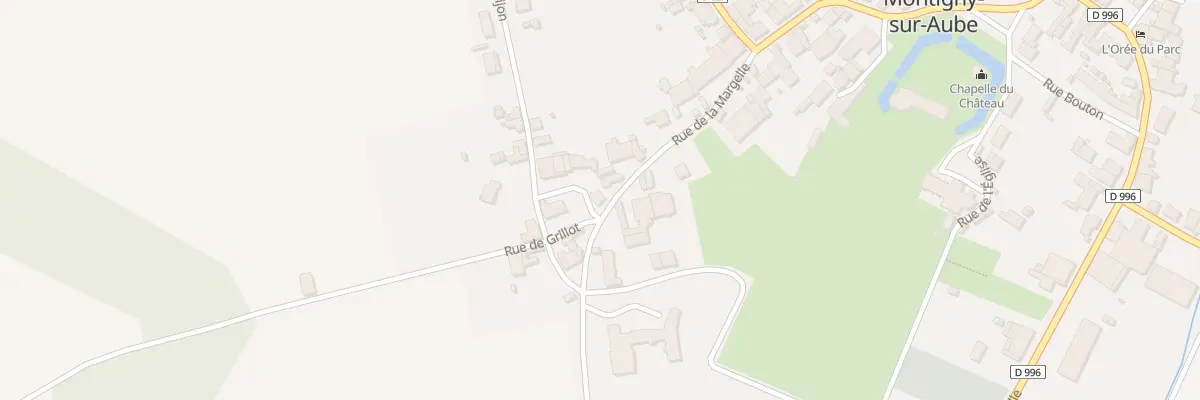 Plan du 18 Rue de la Margelle à Montigny-sur-Aube