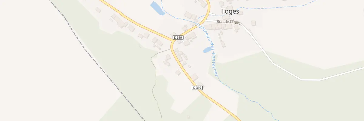 Plan du 5 Rue de la Croix aux Bois à Toges