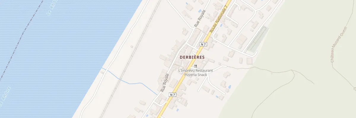 Plan du 5155 Derbieres à La Coucourde