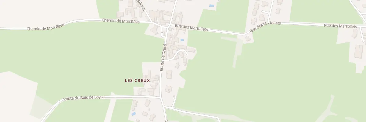 Plan du 1423B Rte de Dracé à Crêches-sur-Saône