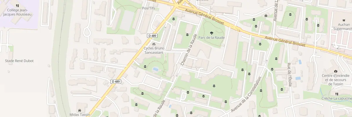 Plan du 16 Che de la Raude à Tassin-la-Demi-Lune