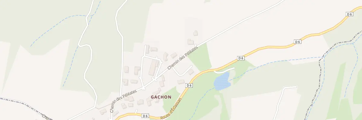 Plan du 75 Gachon à Ozon