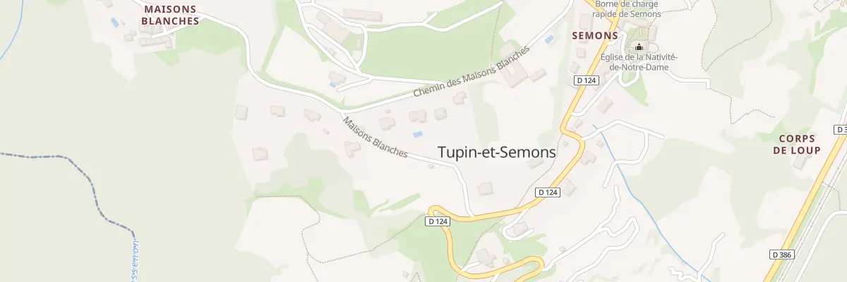 Plan du 5181 Semons à Tupin-et-Semons