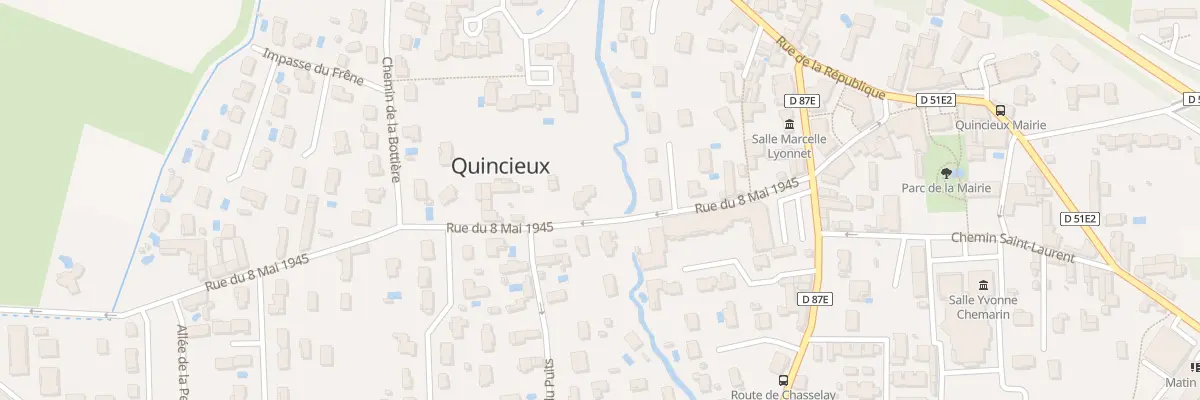 Plan du 12 Rue du 8 Mai 1945 à Quincieux