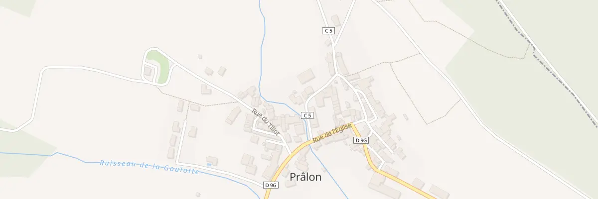 Plan du 2 Rue du Moulin à Prâlon