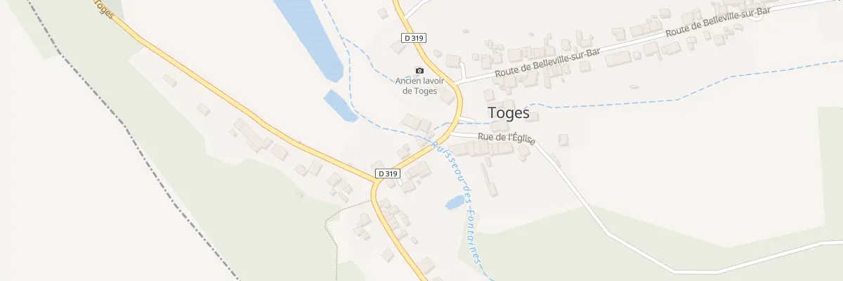Plan du 2 Rue Quienotte à Toges