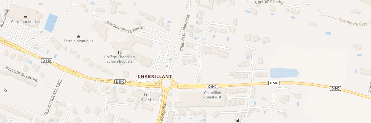 Plan du 1 All des Ursulines à Montélimar
