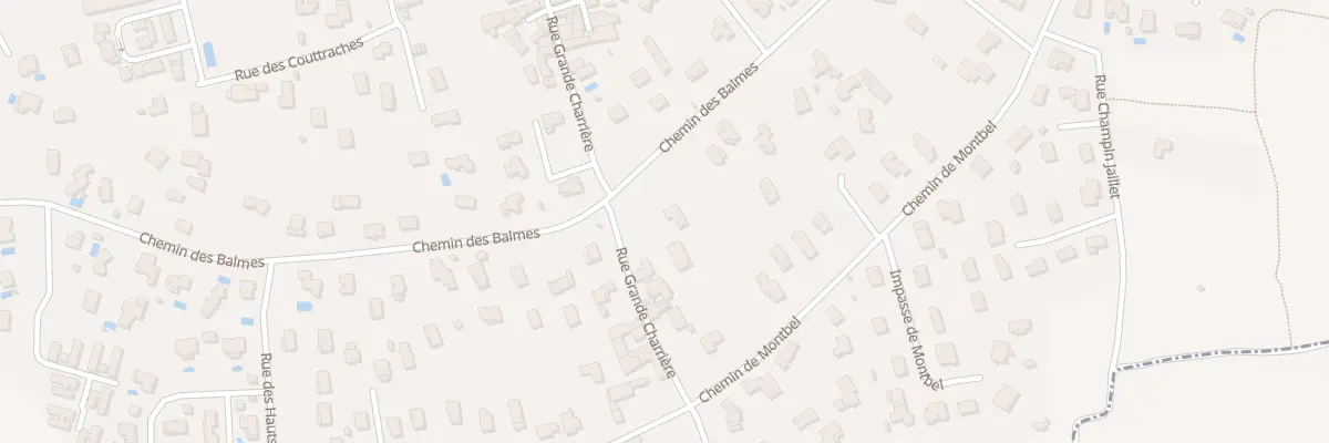 Plan du 25 Rue de la Gde Charriere à Vourles