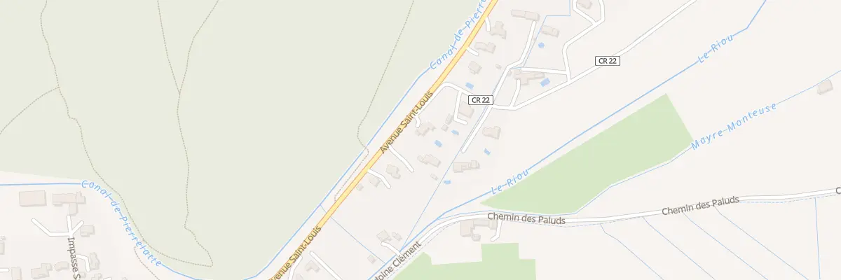 Plan du 280 Rte d’Uchaux à Piolenc