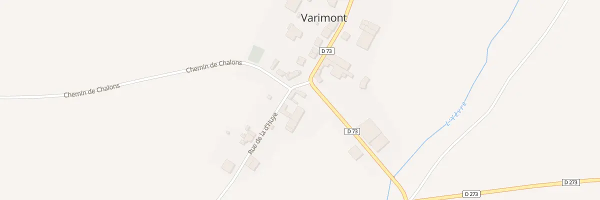Plan du 1 Rue de la d’Huye à Dommartin-Varimont