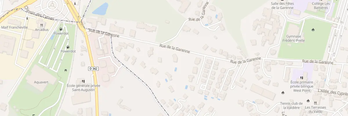 Plan du 47 Rue de la Garenne à Lyon 5e Arrondissement