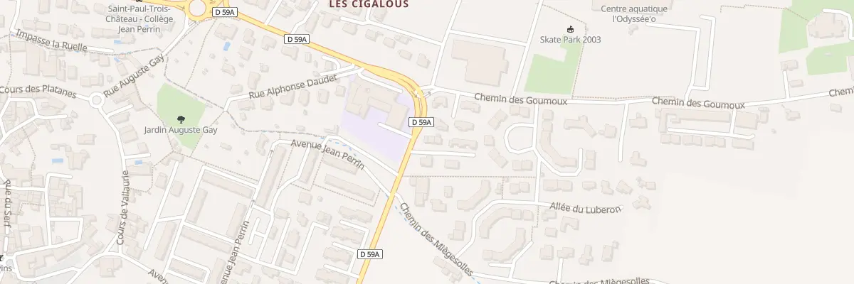 Plan du 23 Av Frédéric Mistral à Saint-Paul-Trois-Châteaux