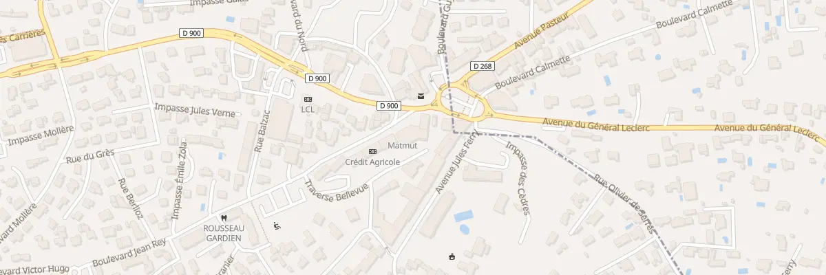 Plan du 5 Av de Verdun aux Angles