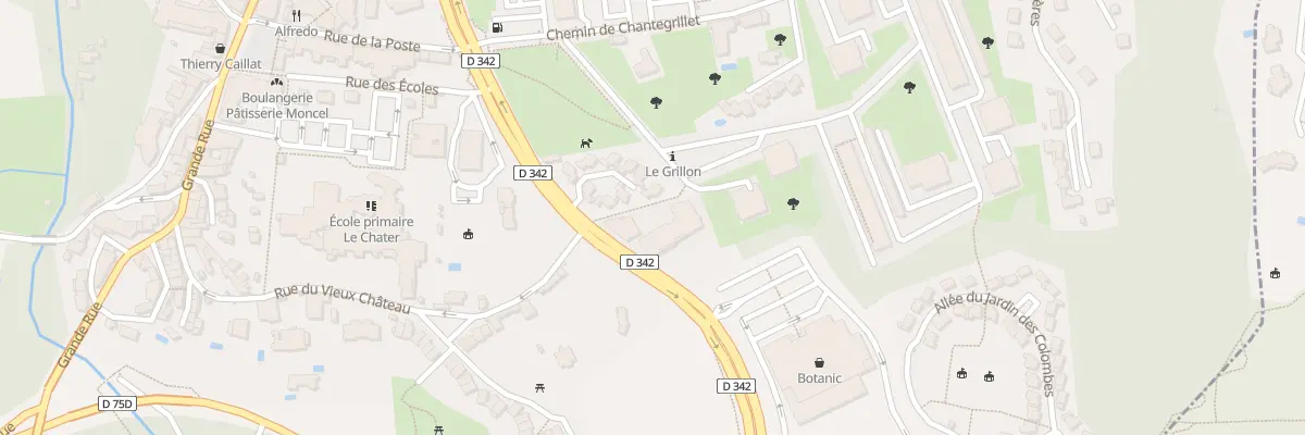 Plan du 59 Av du Chater à Francheville