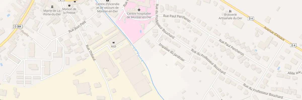 Plan du 4B Rue du Professeur Bouchard à La Porte du Der