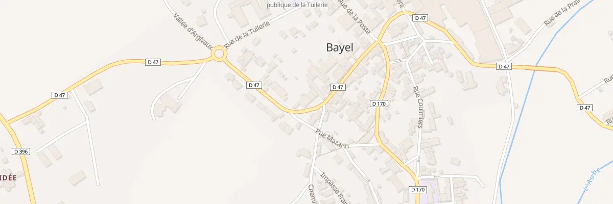 Plan du 40 Rue Division Leclerc à Bayel