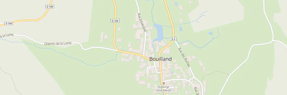 Plan du 3 Rue Josserand à Bouilland