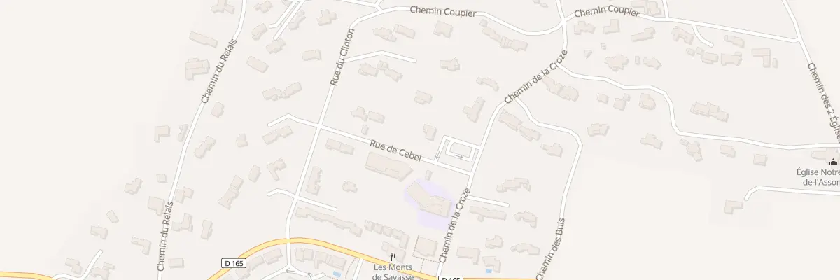 Plan du 55 Rue de Cebel à Savasse