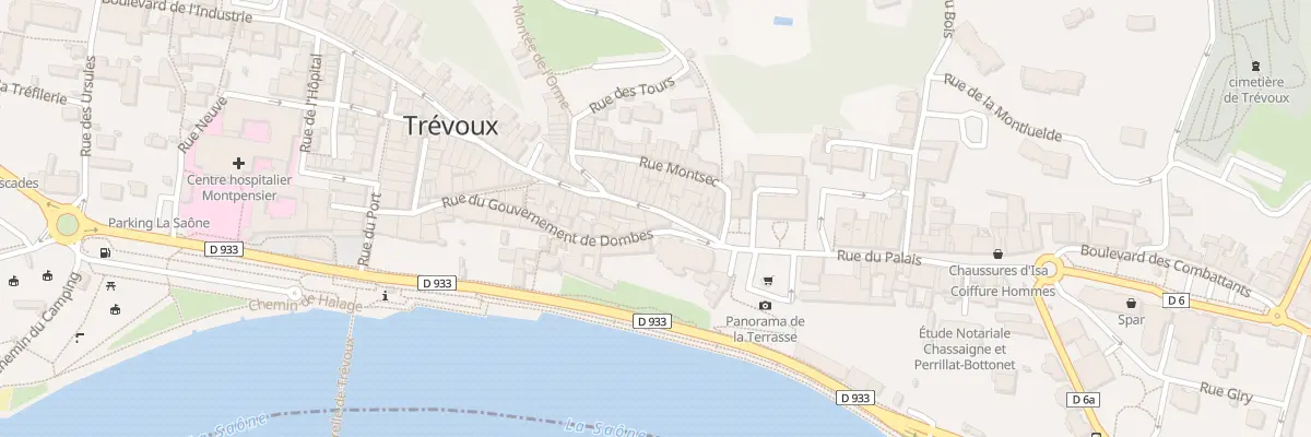 Plan du 3 Grande Rue à Trévoux
