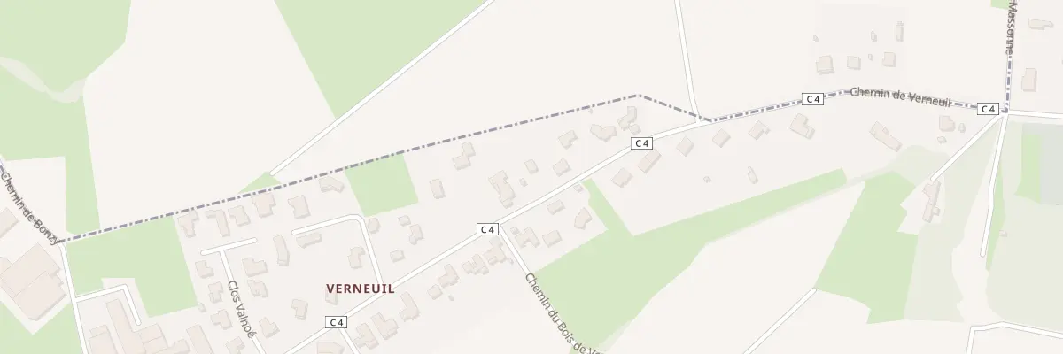 Plan du 812 Che de Verneuil à Charnay-lès-Mâcon