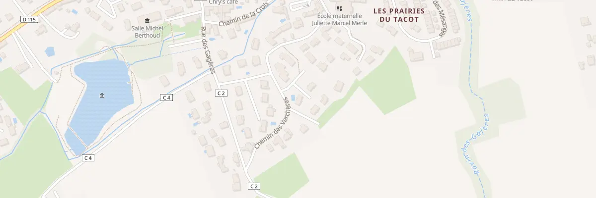 Plan du 8 Imp Les Forsythias à Frans