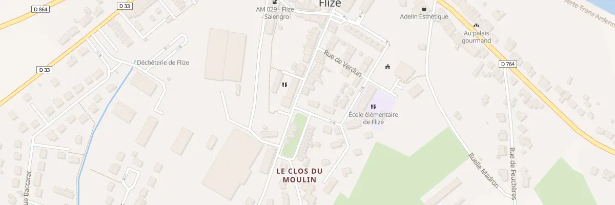 Plan du 1 Rue du Clos du Moulin A Flize à Flize