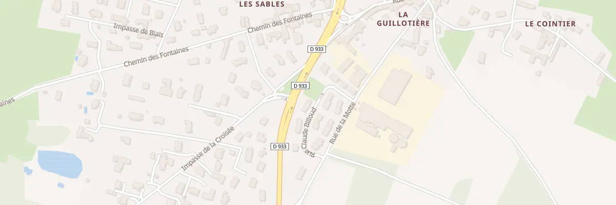 Plan du 88 Rue Claude Billoud à Guéreins