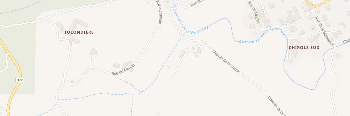 Plan du 549 Che de la Chaux à Saint-Désirat