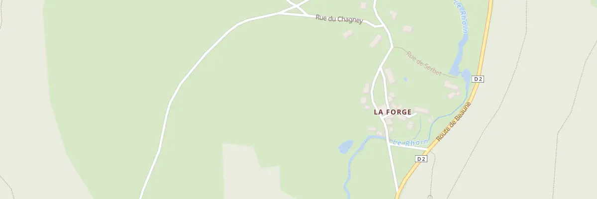 Plan du 1 Rue du Chagney à Bouilland