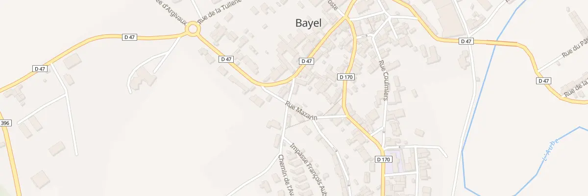Plan du 6 Rue Mazarin à Bayel