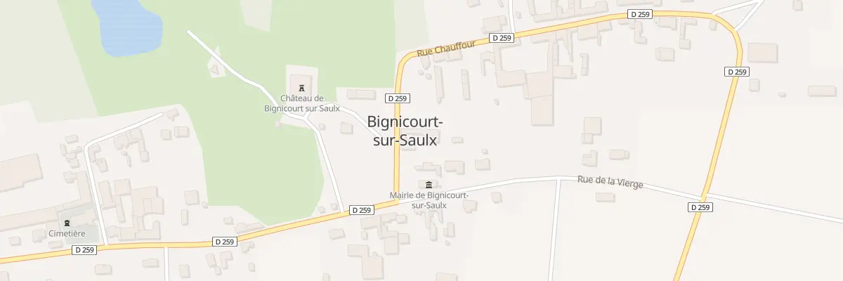Plan du 1 Rue des Dames à Bignicourt-sur-Saulx