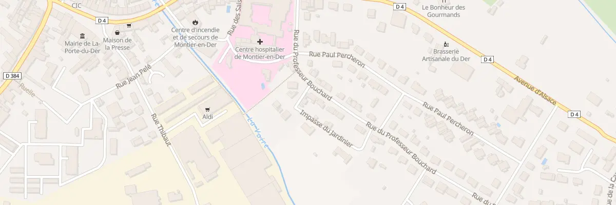 Plan du 6 Rue du Professeur Bouchard à La Porte du Der