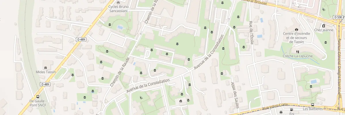 Plan du 25 Che de la Raude à Tassin-la-Demi-Lune