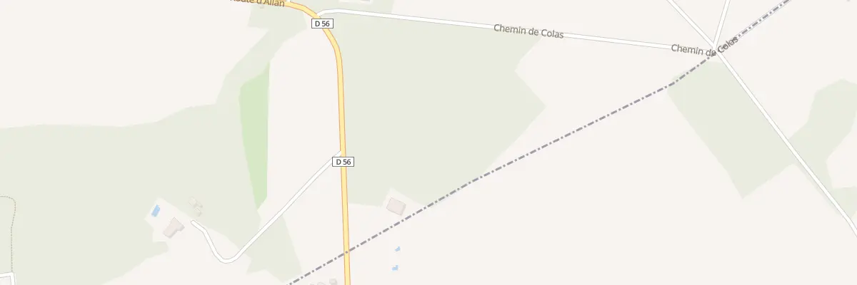 Plan du 203 Rte d’Allan à Montélimar