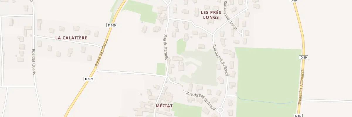 Plan du 5117 Meziat à Vinzelles