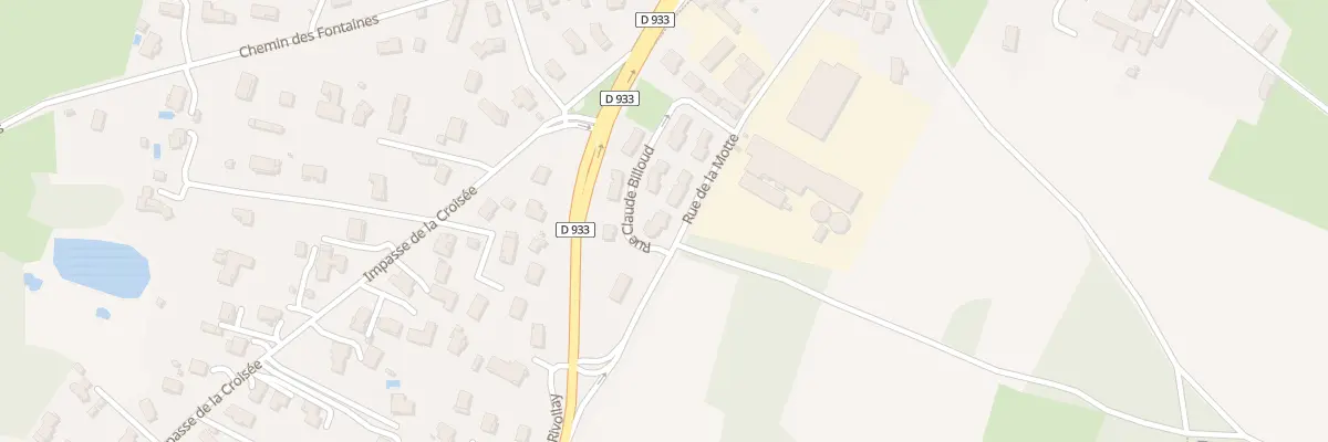 Plan du 282 Rue de la Motte à Guéreins
