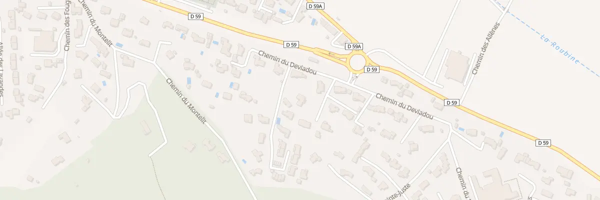 Plan du 1 Che de Sainte Juste à Saint-Paul-Trois-Châteaux