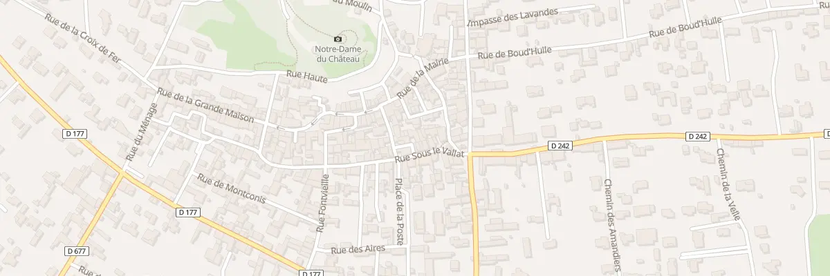 Plan du 5100 Rue Sous le Vallat à Pujaut