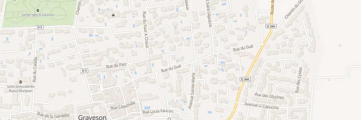 Plan du 19 Rue du Gué à Graveson