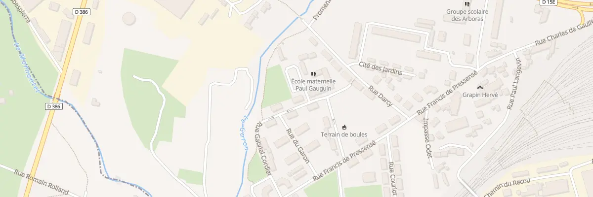 Plan du 10 Rue Gabriel Cordier Nord à Grigny-sur-Rhône