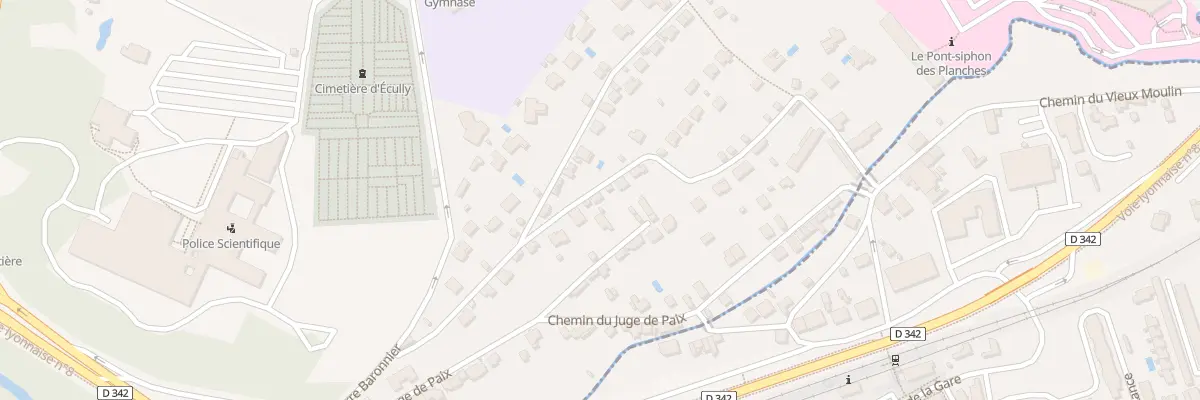 Plan du 10 Che Pierre Dupont à Écully