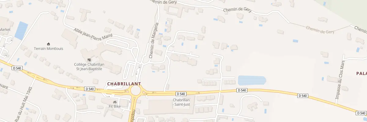 Plan du 9 All des Ursulines à Montélimar