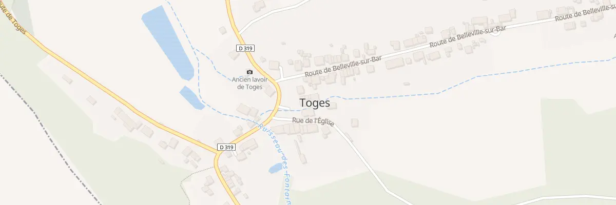Plan du 2 Pl de la Mairie à Toges