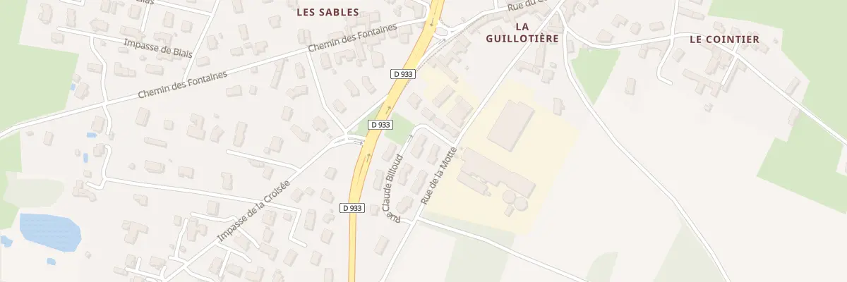 Plan du 67 Rue Claude Billoud à Guéreins