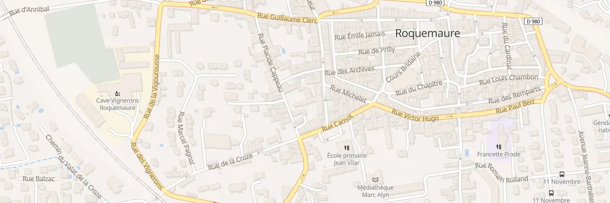 Plan du 5 Rue du 8 Mai 1945 à Roquemaure