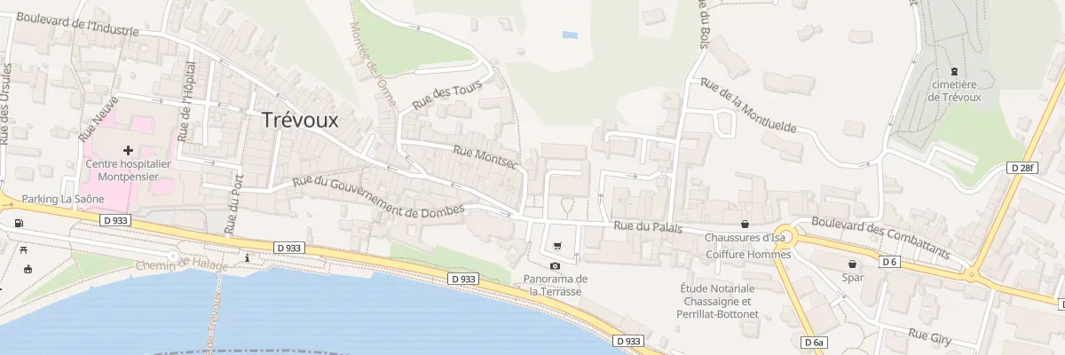 Plan du 2 Rue Montsec à Trévoux