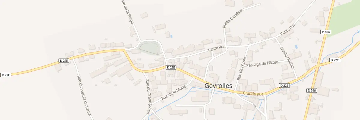 Plan du 9002 Ptr Petite Rue à Gevrolles