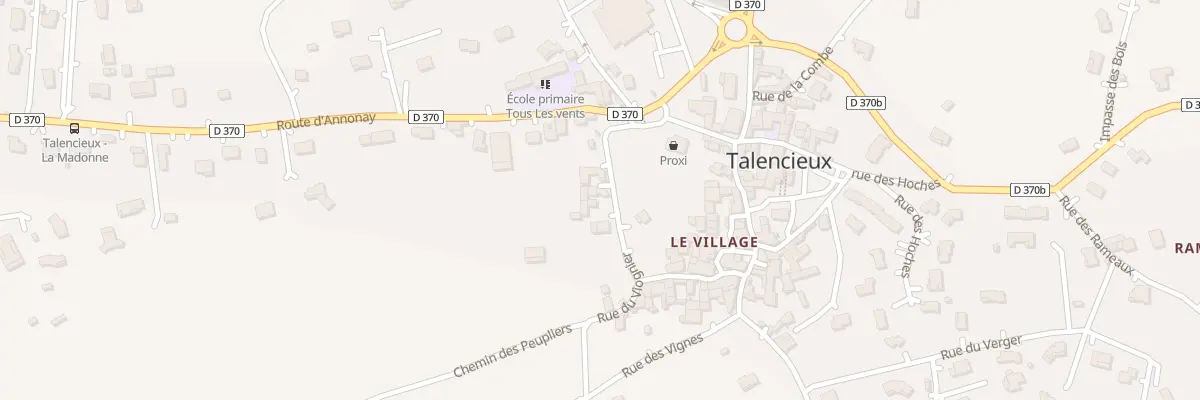 Plan du 60 Rue du Viognier à Talencieux