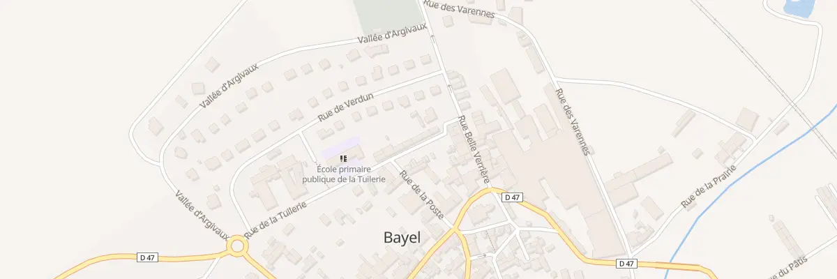 Plan du 6 Rue de la Tuilerie à Bayel